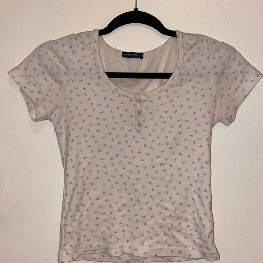 Brandy Melville Floral Top